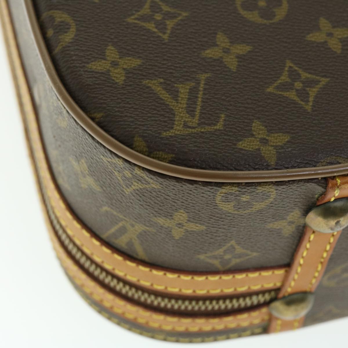 LOUIS VUITTON Monogram Tennis Case Valise Tennis Bag Racket case LV Auth 41573