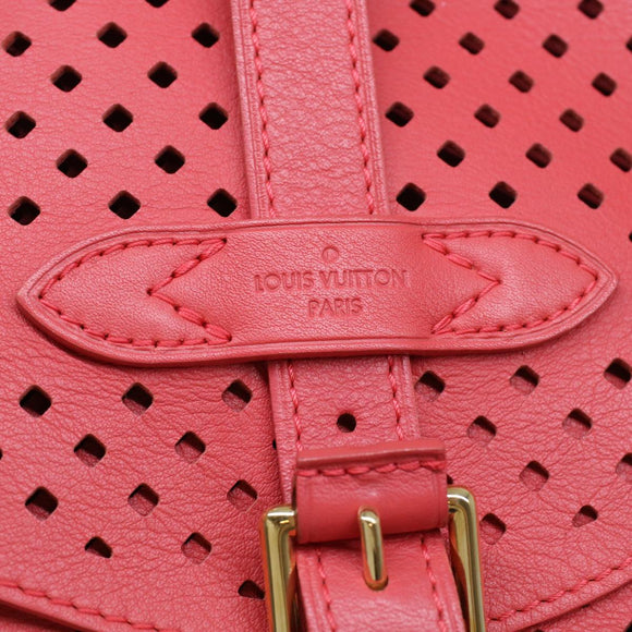 LOUIS VUITTON Perfo Furore Saumur Shoulder Bag Pink LV Auth 41755AM