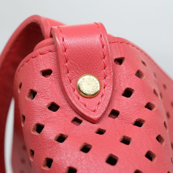 LOUIS VUITTON Perfo Furore Saumur Shoulder Bag Pink LV Auth 41755SAM