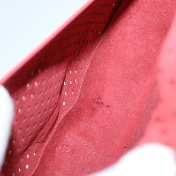 LOUIS VUITTON Perfo Furore Saumur Shoulder Bag Pink LV Auth 41755AM