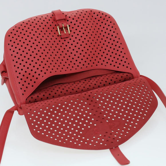 LOUIS VUITTON Perfo Furore Saumur Shoulder Bag Pink LV Auth 41755SAM