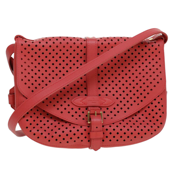 LOUIS VUITTON Perfo Furore Saumur Shoulder Bag Pink LV Auth 41755AM