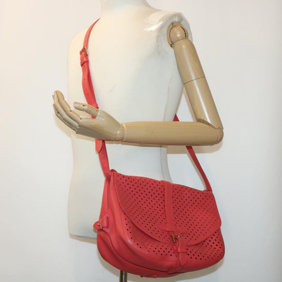 LOUIS VUITTON Perfo Furore Saumur Shoulder Bag Pink LV Auth 41755SAM