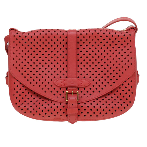 LOUIS VUITTON Perfo Furore Saumur Shoulder Bag Pink LV Auth 41755AM