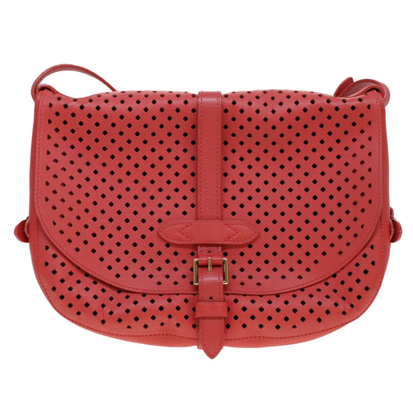 LOUIS VUITTON Perfo Furore Saumur Shoulder Bag Pink LV Auth 41755AM