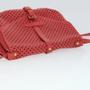 LOUIS VUITTON Perfo Furore Saumur Shoulder Bag Pink LV Auth 41755AM-14