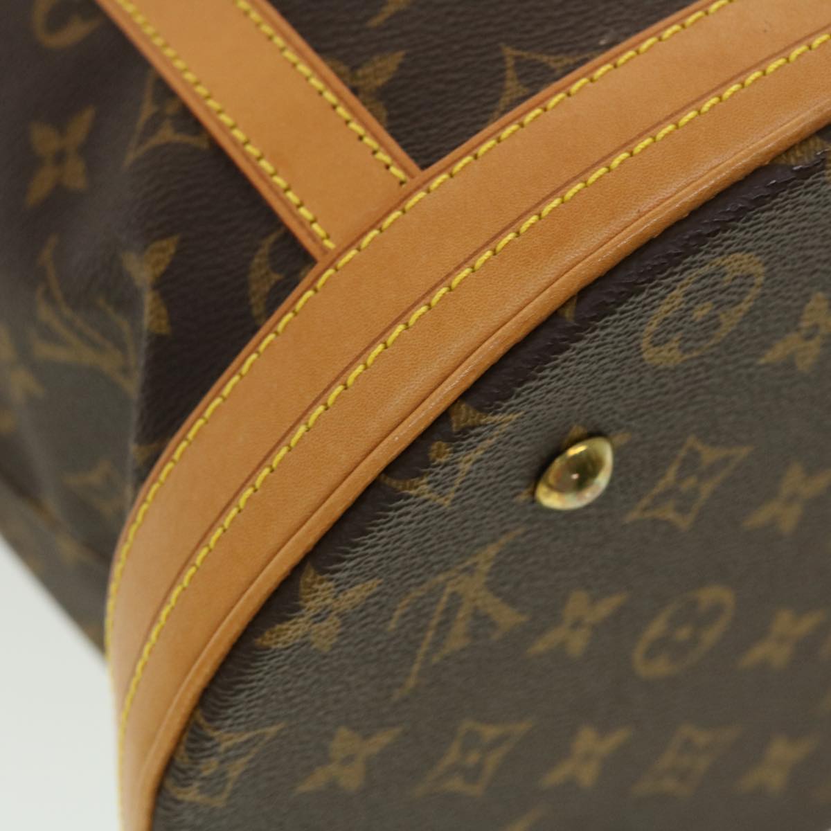 LOUIS VUITTON Monogram Bucket GM Shoulder Bag M42236 LV Auth 41864