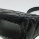 LOUIS VUITTON Quilted Martage Shoulder Bag Calfskin Black M50216 LV Auth 41876V-17