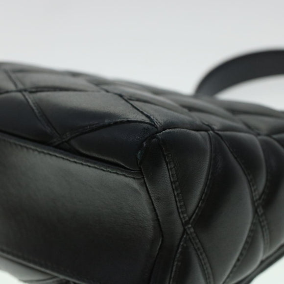 LOUIS VUITTON Quilted Martage Shoulder Bag Calfskin Black M50216 LV Auth 41876V