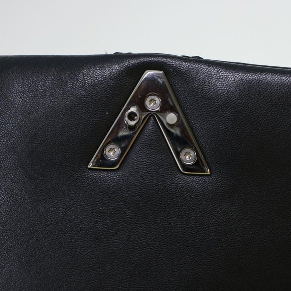 LOUIS VUITTON Quilted Martage Shoulder Bag Calfskin Black M50216 LV Auth 41876V