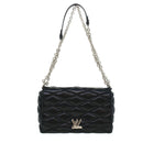 LOUIS VUITTON Quilted Martage Shoulder Bag Calfskin Black M50216 LV Auth 41876V-13