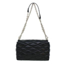 LOUIS VUITTON Quilted Martage Shoulder Bag Calfskin Black M50216 LV Auth 41876V-2
