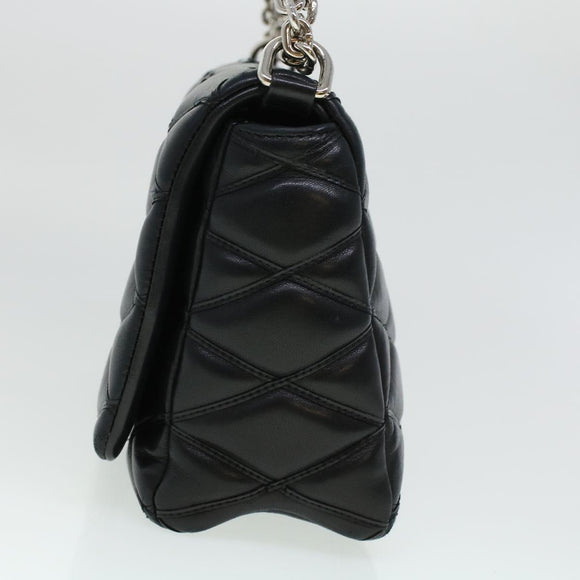 LOUIS VUITTON Quilted Martage Shoulder Bag Calfskin Black M50216 LV Auth 41876V