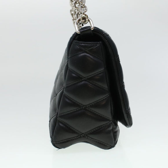 LOUIS VUITTON Quilted Martage Shoulder Bag Calfskin Black M50216 LV Auth 41876V