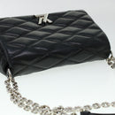 LOUIS VUITTON Quilted Martage Shoulder Bag Calfskin Black M50216 LV Auth 41876V-6