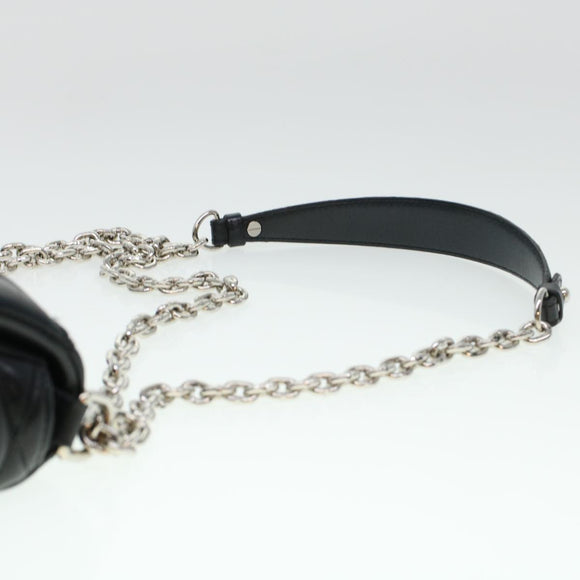 LOUIS VUITTON Quilted Martage Shoulder Bag Calfskin Black M50216 LV Auth 41876V