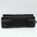 LOUIS VUITTON Quilted Martage Shoulder Bag Calfskin Black M50216 LV Auth 41876V-5