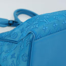 LOUIS VUITTON Mesh Keepall Triangle 50 Boston Bag Turquoise Blue M45048 42050S-15