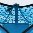 LOUIS VUITTON Mesh Keepall Triangle 50 Boston Bag Turquoise Blue M45048 42050S-23