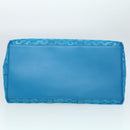 LOUIS VUITTON Mesh Keepall Triangle 50 Boston Bag Turquoise Blue M45048 42050S-5