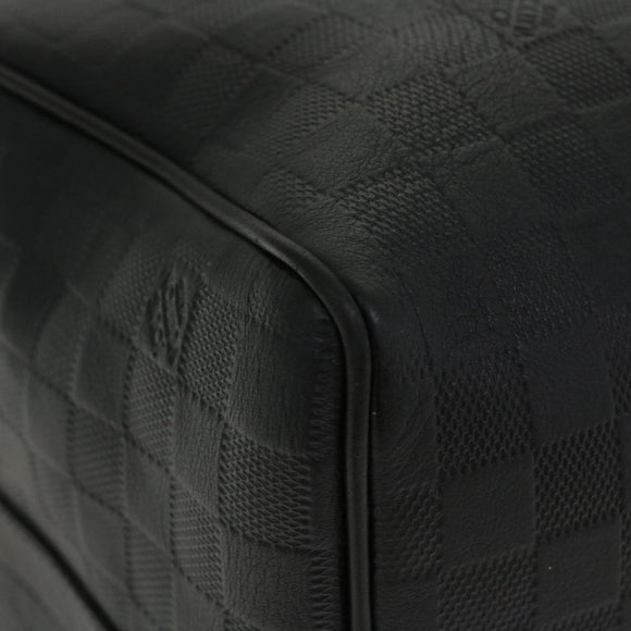 LOUIS VUITTON Damier Infini Keepall Bandouliere 45 Boston Bag  N41145 LV 42163S