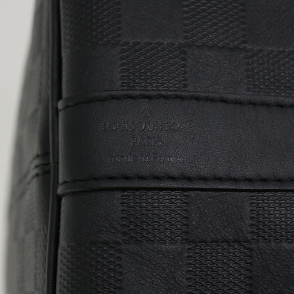 LOUIS VUITTON Damier Infini Keepall Bandouliere 45 Boston Bag  N41145 LV 42163S