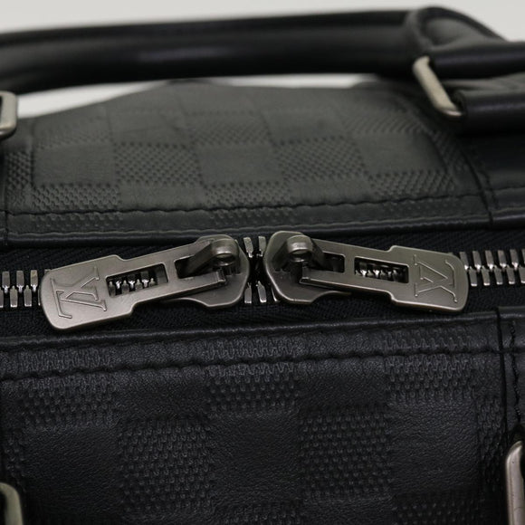 LOUIS VUITTON Damier Infini Keepall Bandouliere 45 Boston Bag  N41145 LV 42163S