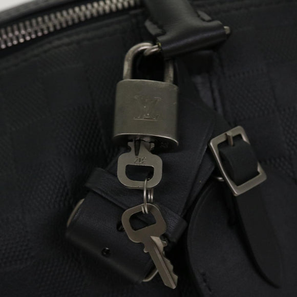 LOUIS VUITTON Damier Infini Keepall Bandouliere 45 Boston Bag  N41145 LV 42163S