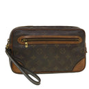 LOUIS VUITTON Monogram Marly Dragonne GM Clutch Bag M51825 LV Auth 42345-1
