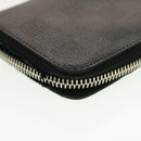 LOUIS VUITTON Damier Graphite Zippy Wallet Vertical N63095 LV Auth 42471-14