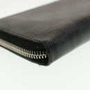 LOUIS VUITTON Damier Graphite Zippy Wallet Vertical N63095 LV Auth 42471-16