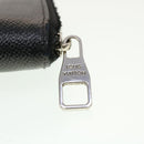 LOUIS VUITTON Damier Graphite Zippy Wallet Vertical N63095 LV Auth 42471-9