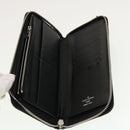 LOUIS VUITTON Damier Graphite Zippy Wallet Vertical N63095 LV Auth 42471-10