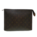 LOUIS VUITTON Monogram Poche Toilette 26 Pouch M47542 LV Auth 42564-1