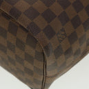 LOUIS VUITTON Damier Ebene Rose valerine Neverfull MM ToteBag N41603 Auth 42621A-15
