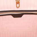 LOUIS VUITTON Damier Ebene Rose valerine Neverfull MM ToteBag N41603 Auth 42621A-18