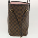 LOUIS VUITTON Damier Ebene Rose valerine Neverfull MM ToteBag N41603 Auth 42621A-4