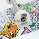 LOUIS VUITTON Monogram Comics Skateboard Maple Wood Steel GI0884 LV Auth 42822A-17