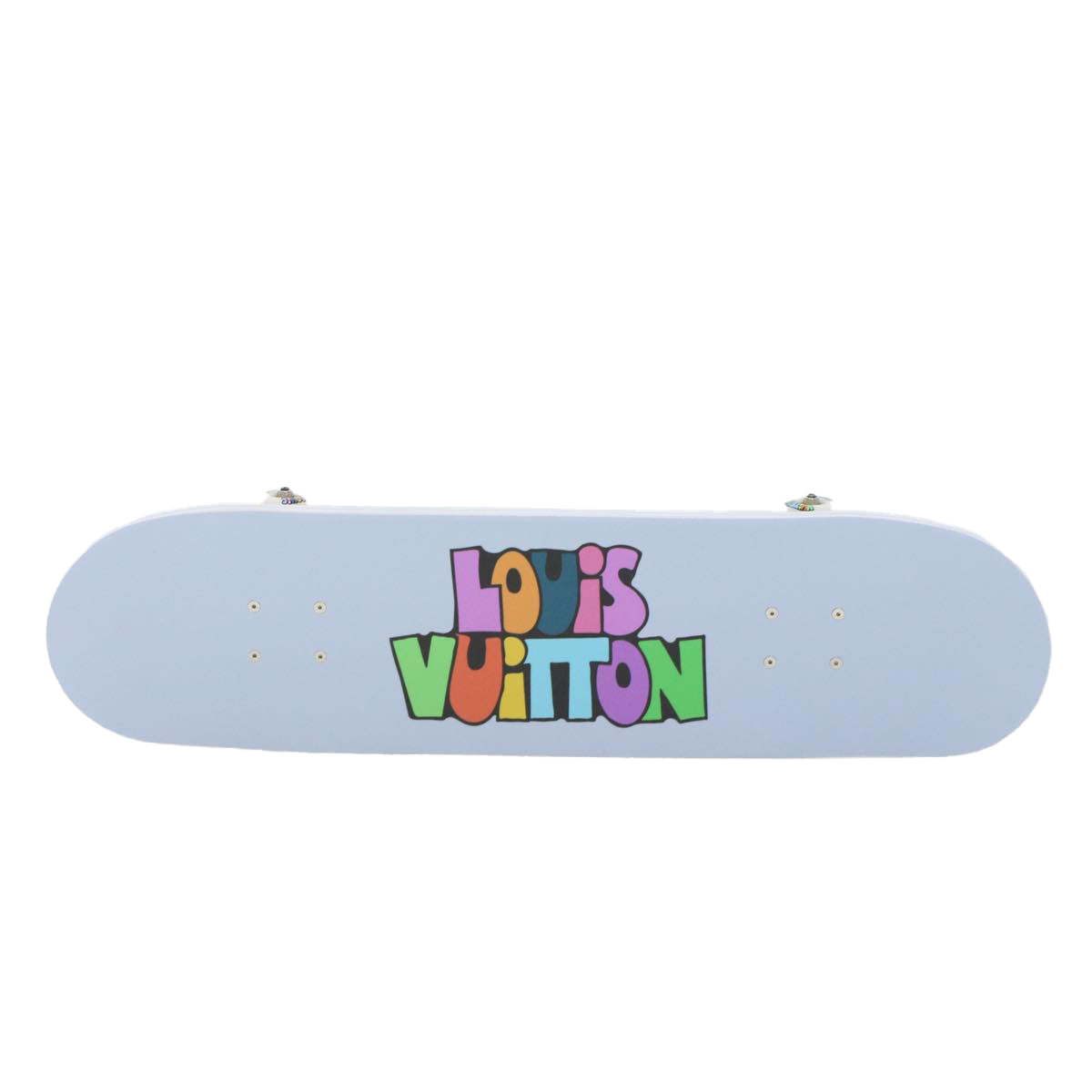 LOUIS VUITTON Monogram Comics Skateboard Maple Wood Steel GI0884 LV Auth 42822S