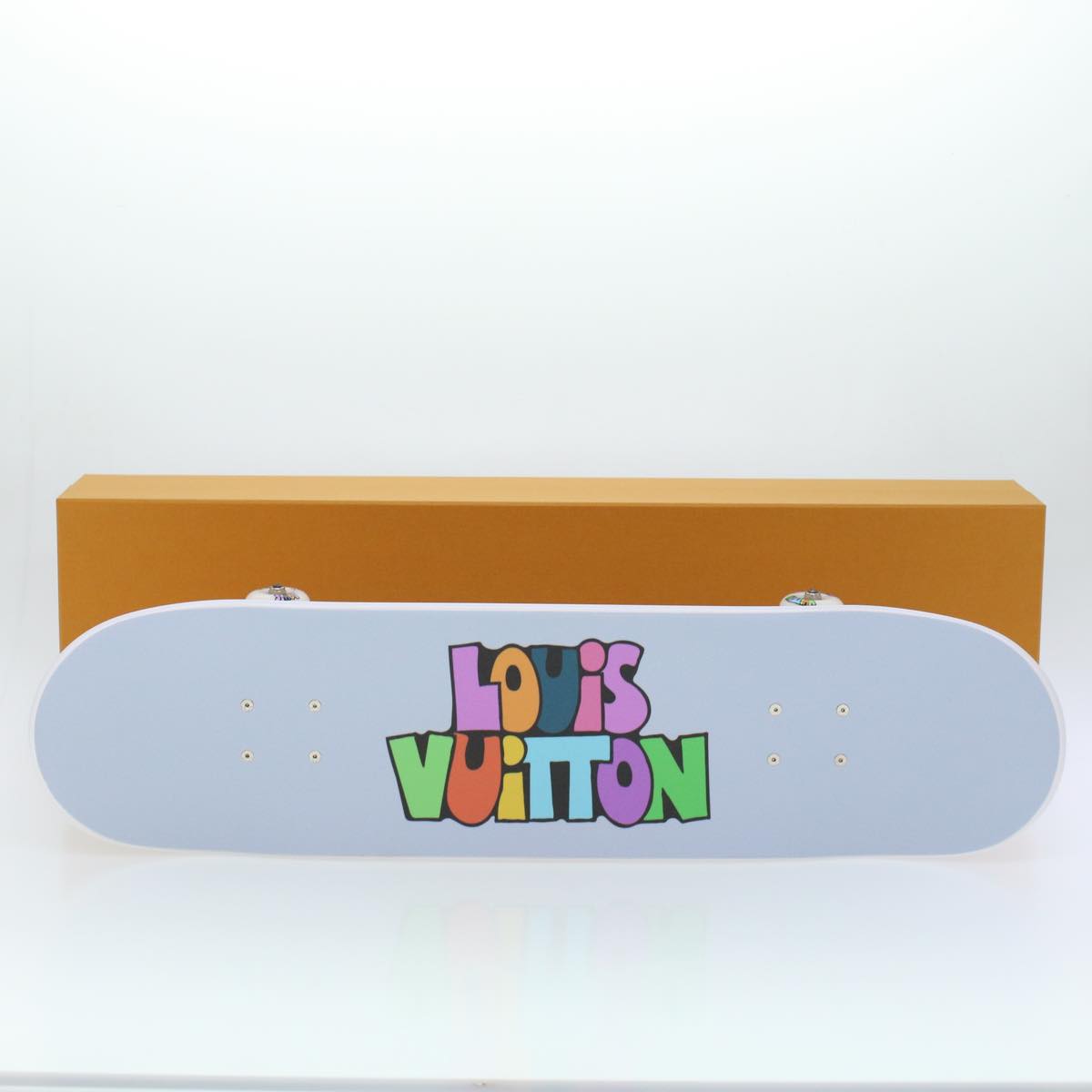 LOUIS VUITTON Monogram Comics Skateboard Maple Wood Steel GI0884 LV Auth 42822S