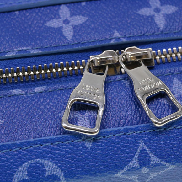 LOUIS VUITTON Monogram Clouds Soft Trunk Shoulder Bag Blue M45430 LV Auth 42826SM