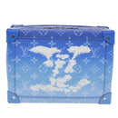 LOUIS VUITTON Monogram Clouds Soft Trunk Shoulder Bag Blue M45430 LV Auth 42826SM-13