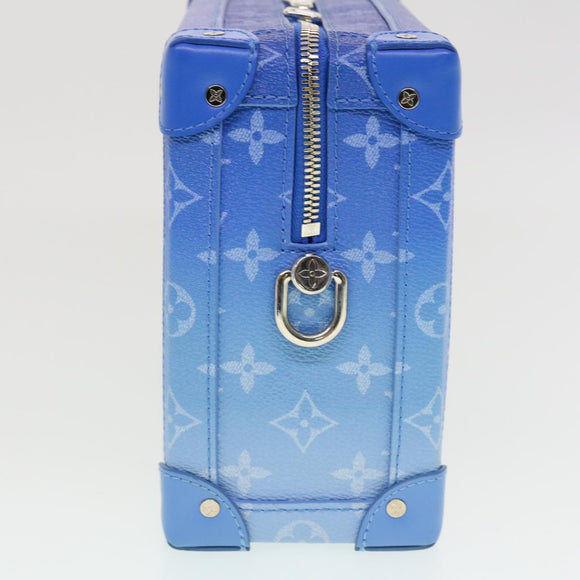 LOUIS VUITTON Monogram Clouds Soft Trunk Shoulder Bag Blue M45430 LV Auth 42826SM