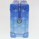 LOUIS VUITTON Monogram Clouds Soft Trunk Shoulder Bag Blue M45430 LV Auth 42826SM-4