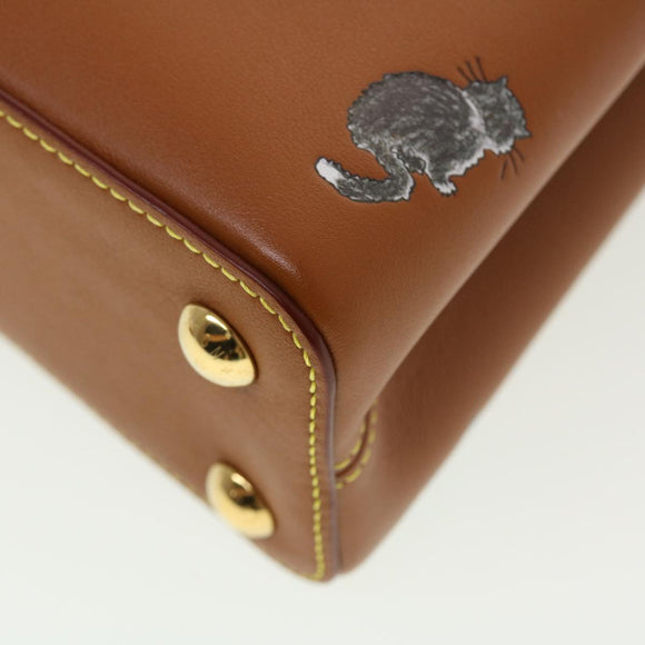 LOUIS VUITTON Catgram Capsine BB Hand Bag 2way Brown M53185 LV Auth 42827SM