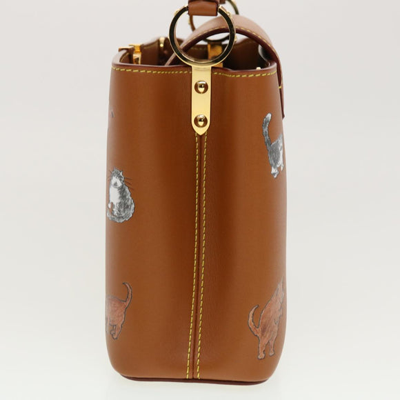 LOUIS VUITTON Catgram Capsine BB Hand Bag 2way Brown M53185 LV Auth 42827S