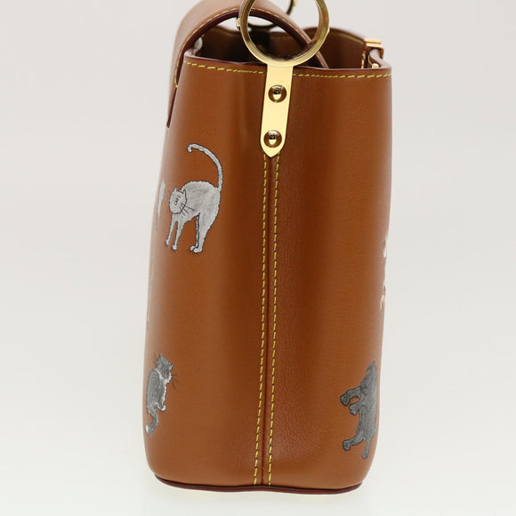 LOUIS VUITTON Catgram Capsine BB Hand Bag 2way Brown M53185 LV Auth 42827S