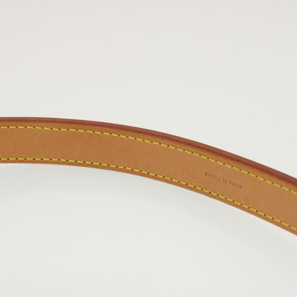 LOUIS VUITTON Nomad Leather Petit Noe Shoulder Bag Beige M85003 LV Auth 42829AV