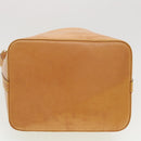 LOUIS VUITTON Nomad Leather Petit Noe Shoulder Bag Beige M85003 LV Auth 42829AV-5