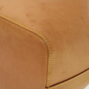 LOUIS VUITTON Nomad Leather Petit Noe Shoulder Bag Beige M85003 LV Auth 42829AV-17